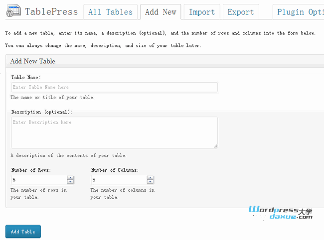 WordPress表格创建和管理插件：TablePress 文章 第1张